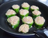 ふっくらジューシー☆ピーマンの肉詰め作り方8写真