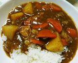 市販ルーでおいしいチキンなすカレー作り方10写真