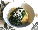 モロヘイヤの和風冷製パスタ作り方4写真