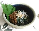 モロヘイヤの和風冷製パスタ作り方5写真