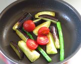 絶品♡トマトジュースde夏野菜冷製パスタ作り方4写真