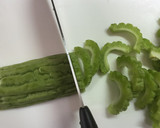 夏にはコレ！ゴーヤと玉ねぎと卵の炒め物作り方4写真