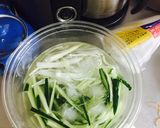 夏こそピリ辛!肉味噌冷やしうどん+〆ご飯作り方2写真