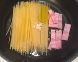 ［時短レシピ］美味カルボナーラ作り方1写真