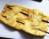 老舗嵯峨豆腐店のお揚げの焼いたん作り方2写真