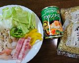 子供に大人気！大磯屋グラタン焼そば作り方1写真