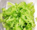 冷やしゴーヤの減塩あえ♪風味をきかせて…作り方2写真