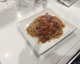 マルチグリルでトマトクリームパスタ作り方7写真
