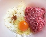 簡単とろーりチーズin♡基本のハンバーグ作り方2写真