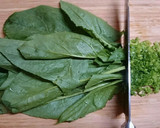 卵とほうれん草の炒飯作り方1写真