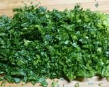 卵とほうれん草の炒飯作り方2写真
