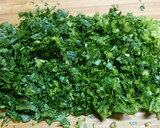 卵とほうれん草の炒飯作り方2写真