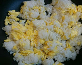 卵とほうれん草の炒飯作り方4写真