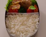 【キャラ弁】ナゲットのネコちゃん弁当作り方1写真