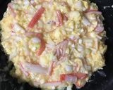 玉子豆腐で簡単♪ふわとろ〜かに玉作り方5写真
