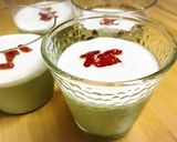 抹茶のパンナコッタ作り方12写真