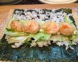 エビ天の巻き寿司作り方3写真