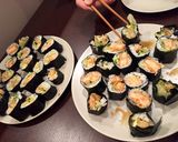 エビ天の巻き寿司作り方4写真
