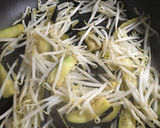 もやしとなすのたらこソース炒め作り方1写真
