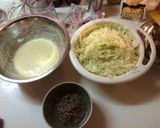 【学園祭レシピ】ふわトロ！お好み焼き作り方1写真