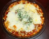 簡単♡豚バラとなすのトマトチーズ焼き作り方9写真