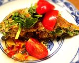 ☆おもてなしパクチー最強アジアンオムレツ作り方15写真