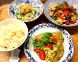 ☆おもてなしパクチー最強アジアンオムレツ作り方16写真