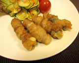 大葉とチーズの肉巻き☆豚しそチーズ焼き作り方7写真