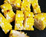 焼きコーンバター＊食べやすい切り方作り方2写真