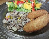 炊飯器で付け合わせのライス作り方6写真