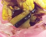氷の器で♪とうもろこしとなすびのあげ浸し作り方4写真