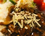 こくまろハヤシ●豚テキ＆チーズプレート作り方4写真