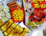 8月のお弁当パトカー☆保育園作り方1写真