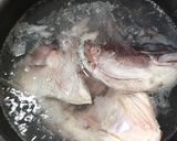 鯛とゴボウのかぶと煮作り方1写真