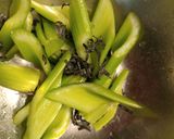 セロリの塩昆布和え♪作り方3写真