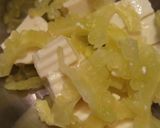 ゴーヤと豆腐の白だし和え♪作り方4写真