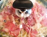 簡単メイン☆豚こま&もやしの蒸ししゃぶ作り方2写真