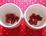 冷やし餡かけ梅茶碗蒸し♡レンチンで簡単♪作り方3写真