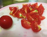 トマタマチャーハン【トマトと卵】作り方1写真