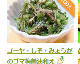 ゴーヤ・しそ・みょうがのゴマ梅醤油和え作り方6写真