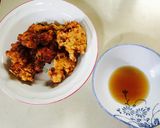 トンカツと付け合わせとオマケのかき揚げ作り方24写真