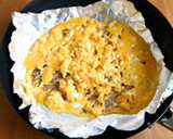 鰻もどき！ちくわと卵のかば焼き丼作り方2写真