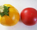 ズッキーニとトマトのとろ~りチーズ焼き♪作り方1写真