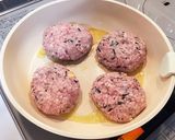 水切り不要☆ひじき入り豆腐ハンバーグ作り方6写真