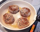 水切り不要☆ひじき入り豆腐ハンバーグ作り方7写真