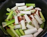【肉】10分で♪鶏もも肉と長葱の柔らか煮作り方4写真