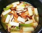 【肉】10分で♪鶏もも肉と長葱の柔らか煮作り方6写真