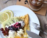 ヨーグルトホイップクリーム♡クレープ作り方5写真