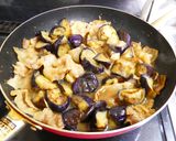 こってり旨々！豚ばら薄切り肉なす角煮の味作り方8写真