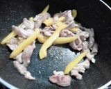 豚肉とパプリカの細切りDE味噌チリ炒め作り方2写真
